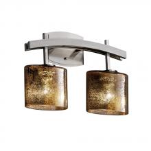 Justice Design Group FSN-8592-20-OPAL-DBRZ - Archway 2-Light Bath Bar