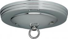 Satco Products Inc. 90/068 - Standard Canopy Kit; Chrome Finish; 5" Diameter; 7/16" Center Hole; 2-8/32 Bar Holes;