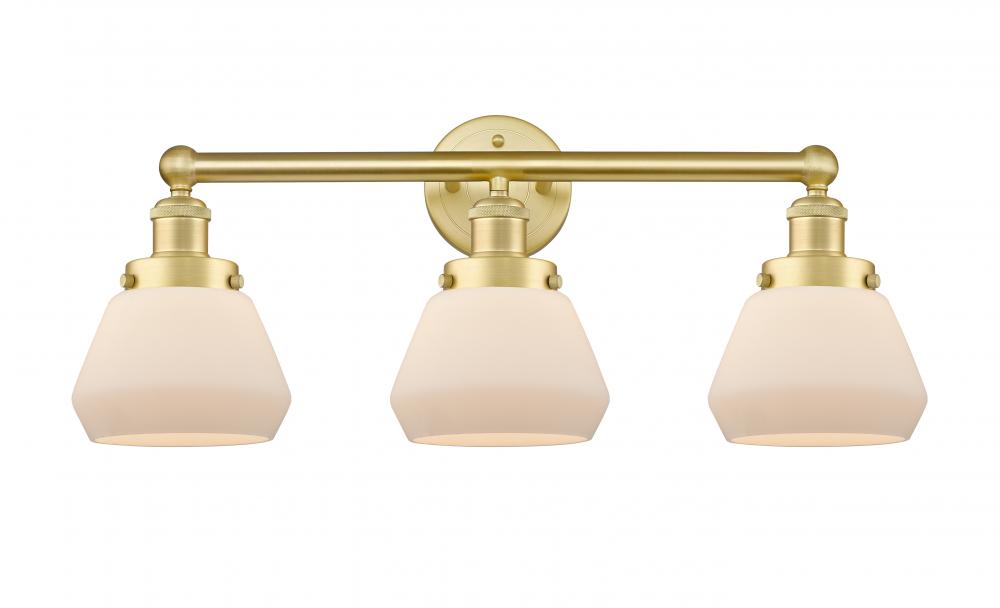 Fulton - 3 Light - 25 inch - Satin Gold - Bath Vanity Light