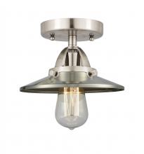 Innovations Lighting 288-1C-SN-M2-SN-LED - Railroad - 1 Light - 8 inch - Brushed Satin Nickel - Semi-Flush Mount