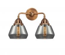 Innovations Lighting 288-2W-AC-G173 - Fulton - 2 Light - 15 inch - Antique Copper - Bath Vanity Light