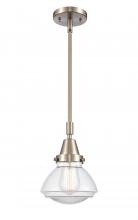 Innovations Lighting 447-1S-SN-G322-LED - Olean - 1 Light - 7 inch - Brushed Satin Nickel - Mini Pendant