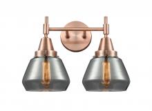 Innovations Lighting 447-2W-AC-G173 - Fulton - 2 Light - 16 inch - Antique Copper - Bath Vanity Light