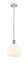 Innovations Lighting 516-1S-WPC-G1217-8WV - White Venetian - 1 Light - 8 inch - White Polished Chrome - Mini Pendant