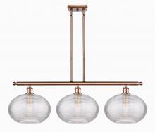 Innovations Lighting 516-3I-AC-G555-12CL - Ithaca - 3 Light - 39 inch - Antique Copper - Cord hung - Island Light