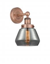 Innovations Lighting 616-1W-AC-G173 - Fulton - 1 Light - 7 inch - Antique Copper - Sconce