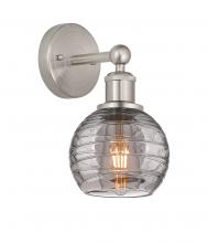 Innovations Lighting 616-1W-SN-G1213-6SM - Athens Deco Swirl - 1 Light - 6 inch - Brushed Satin Nickel - Sconce