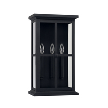 Capital 926431BK - 3 Light Outdoor Wall Lantern