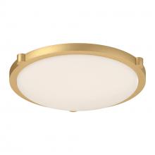 Kuzco Lighting Inc 501122BG-LED-5CCT - Floyd 17-in Brushed Gold LED Flush Mount