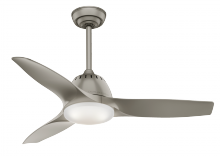 Casablanca Fan Company 59150 - Casablanca 44 inch Wisp Painted Pewter Ceiling Fan with LED Light Kit and Handheld Remote