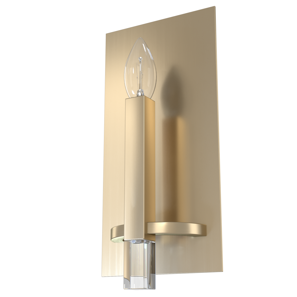 Hunter Sunjai Alturas Gold 1 Light Sconce Wall Light Fixture