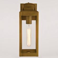 Vaxcel International T0628 - Kinzie 5-in. W Outdoor Wall Light Vintage Brass