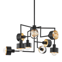 Troy F8737-SBK/GL - North Chandelier