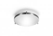 Estiluz t-2125-37 - Nickel Bowl Flush Mount