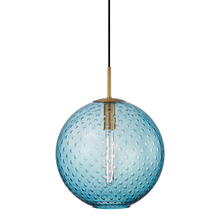 Hudson Valley 2015-AGB-BL - 1 LIGHT PENDANT-BLUE GLASS