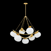 Hudson Valley 2107-AGB - Duxbury Chandelier