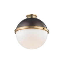 Hudson Valley 4015-ADB - 1 LIGHT LARGE FLUSH MOUNT