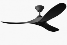 Visual Comfort & Co. Fan Collection 3MGMR52MBKMBK - Maverick coastal 52-inch indoor/outdoor Energy Star ceiling fan in midnight black finish