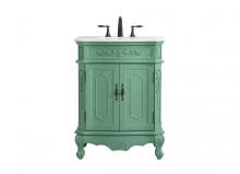  VF10127VM - 27 Inch Single Bathroom Vanity in Vintage Mint