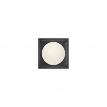 Alora Lighting EW519106BK - Amelia 6-in Black 1 Light Exterior Wall Sconce