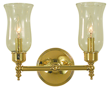  2502 PB - 2-Light Polished Brass Sheraton Sconce