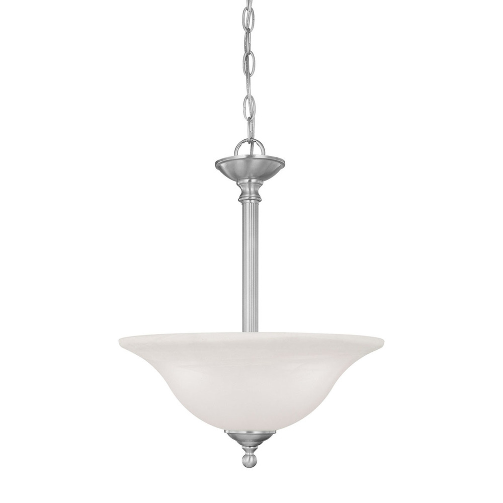 Thomas - Riva 16'' Wide 3-Light Pendant - Brushed Nickel