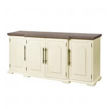 ELK Home 17217-CR - Locksmith Credenza - 4 Door Cream