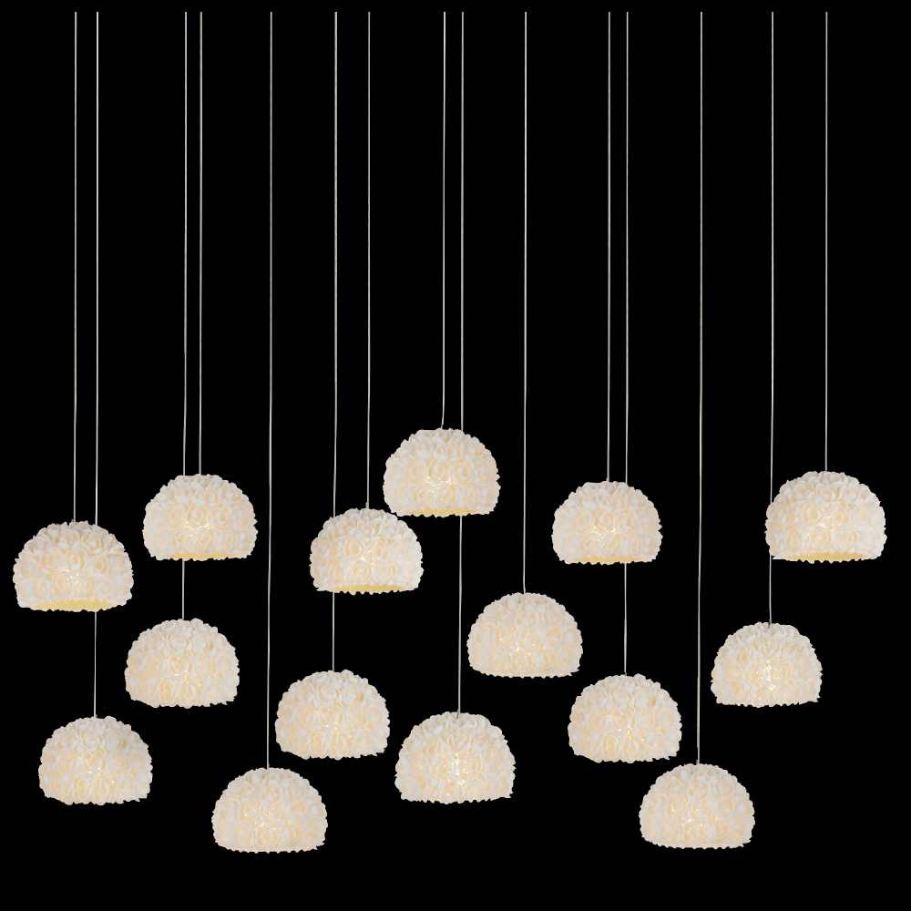 Virtu 15-Light Linear Multi-Drop Pendant