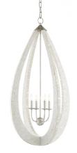  9000-0769 - Arietta White Teardrop Chandelier